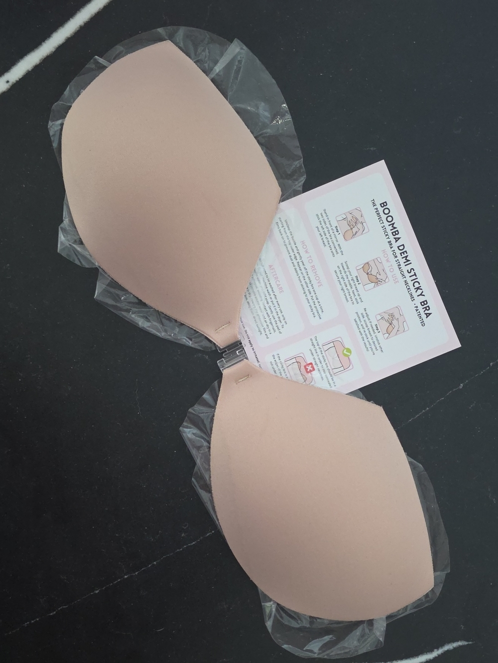 Boomba Stick-On Demi Adhesive Bra - Nude